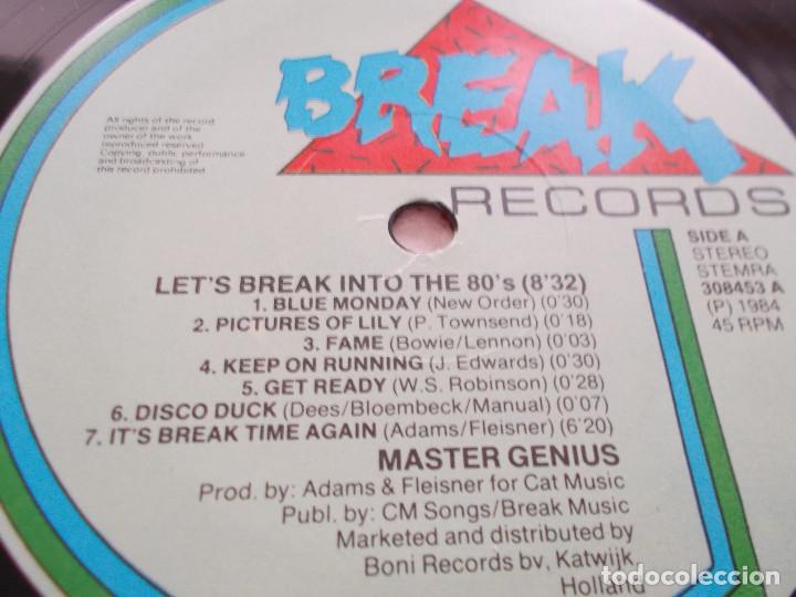 Discos de vinilo: MASTER GENIUS. LET&acute;S BREAK INTO THE 80&acute;S MAXI - Foto 3