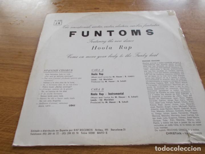Discos de vinilo: FUNTOMS. HOOLA RAP. - Foto 2