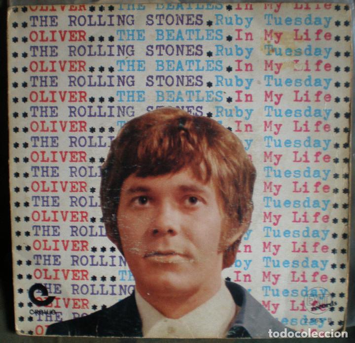 Discos de vinilo: Oliver &ndash; Ruby Tuesday / In My Life 1970 Rolling Stones version - Foto 1