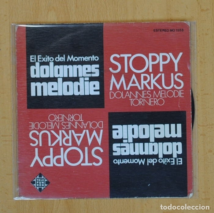 Discos de vinilo: STOPPY MARKUS - DOLANNES MELODIE / TORNERO - SINGLE - Foto 1