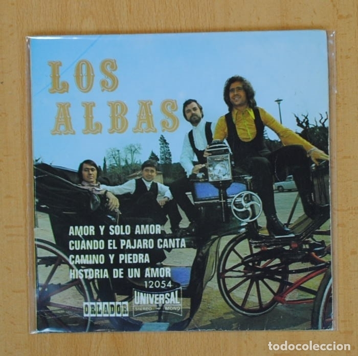 Discos de vinilo: LOS ALBAS - AMOR Y SOLO AMOR + 3 - EP - Foto 1