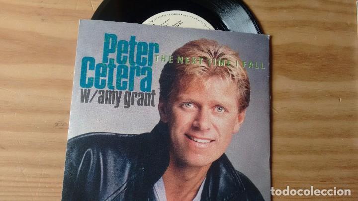 Discos de vinilo: SINGLE (VINILO) DE PETER CETERA with AMY GRANT  A&Ntilde;OS 80 - Foto 1