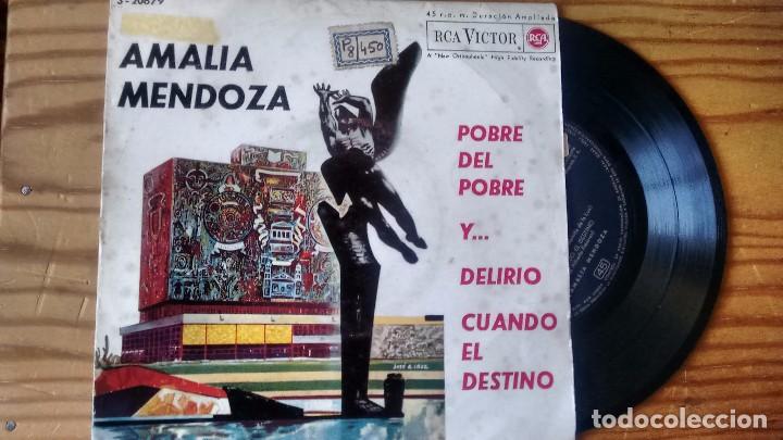 Disques de vinyle: E P (VINILO) DE AMLIA MENDOZA A&Ntilde;OS 60