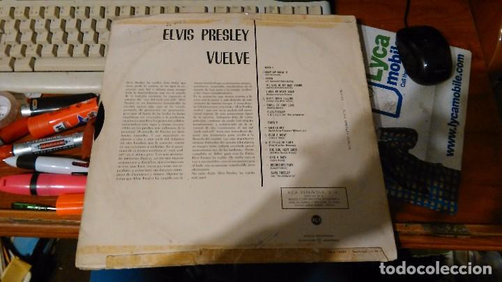 Discos de vinilo: Elvis is back! Lp Espa&ntilde;a 1960.escuchado - Foto 2