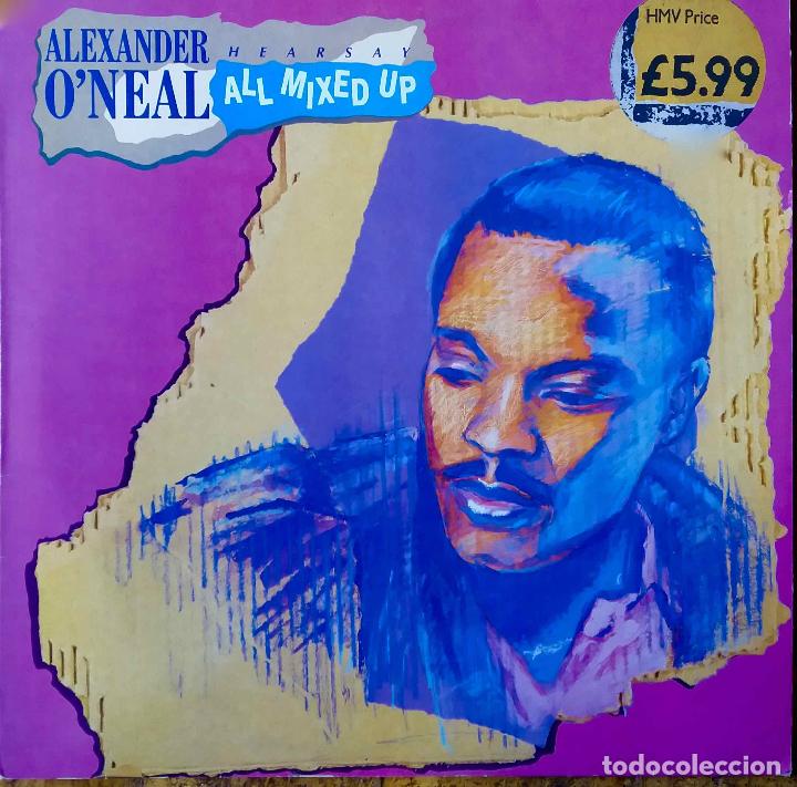 Discos de vinilo: ALEXANDER O&acute;NEAL. ALL MIXED UP. LP  UK - Foto 1