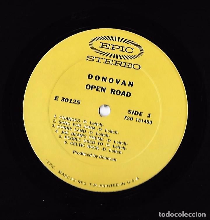 Discos de vinilo: DONOVAN: OPEN ROAD. ORIGINAL U.S.A. - Foto 4