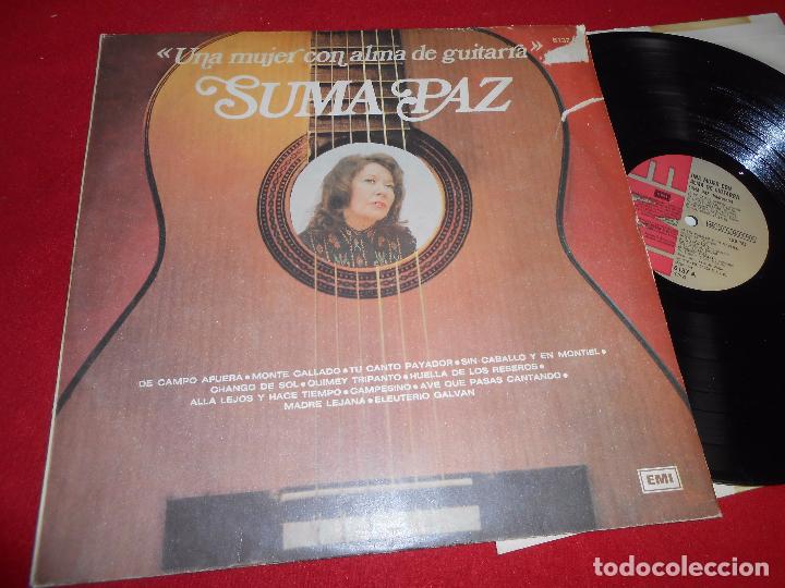 Disques de vinyle: SUMA PAZ UNA MUJER CON ALMA DE GUITARRA LP 1976 EMI ARGENTINA