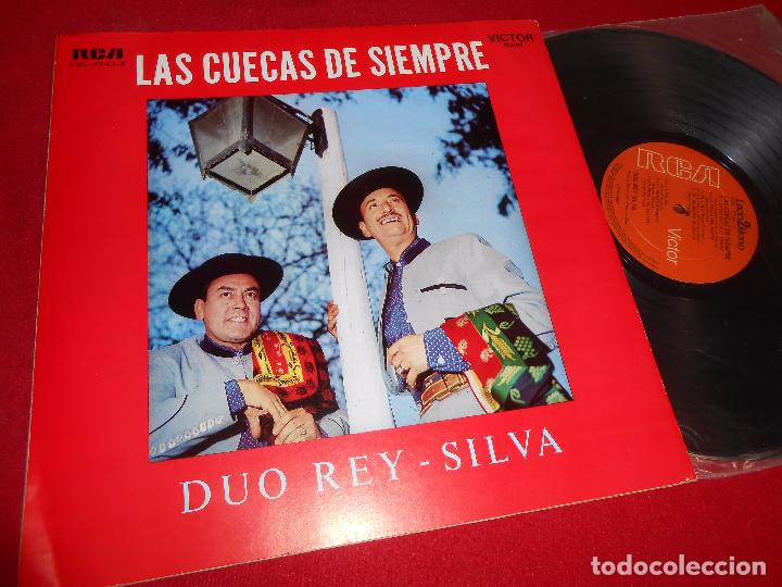 Disques de vinyle: DUO REY SILVA LAS CUECAS DE SIEMPRE LP 1966 RCA CHILE