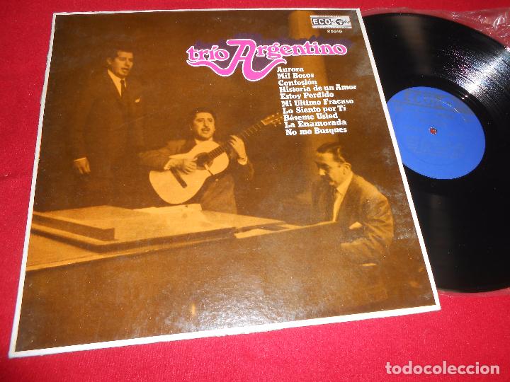 Discos de vinilo: TRIO ARGENTINO TRIO ARGENTINO LP 1974 ECO MEXICO