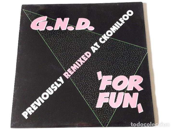 Discos de vinilo: G.N.D. - For Fun (Remixes) - 1992 - Foto 1