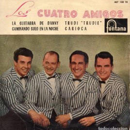 CUATRO AMIGOS, EP, LA GUITARRA DE DANNY + 3, AÑO 1960, FONTANA 467.158 TE