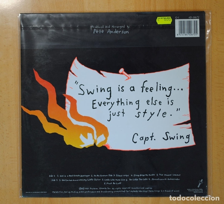 Discos de vinilo: MICHELLE SHOCKED - CAPTAIN SWING - LP - Foto 2