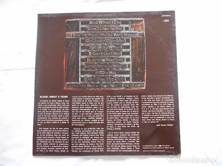 Discos de vinilo: BLOOD, SWEAT & TEARS // GREATEST HITS - Foto 2