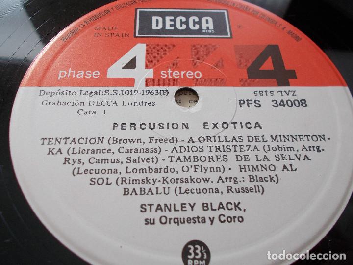 Discos de vinilo: STANLEY BLACK. PERCUSION EXOTICA. - Foto 3