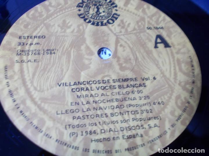 Discos de vinilo: VILLANCICOS DE SIEMPRE. VOL. 4 - Foto 4