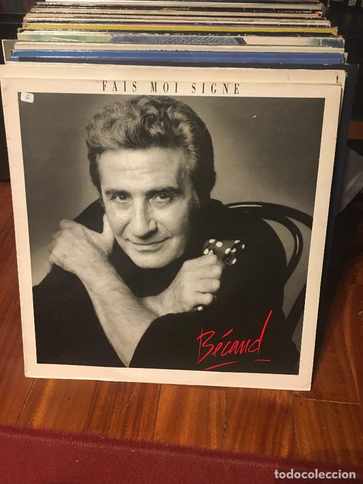 Discos de vinilo: BECAUD FAIS MOI SIGNE LP - Foto 1