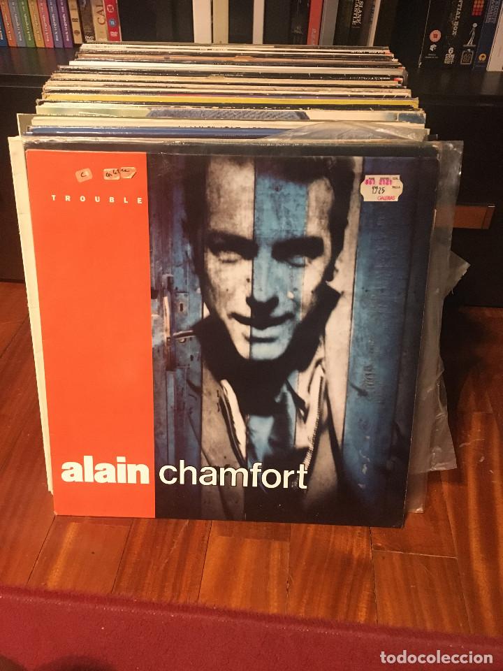 Discos de vinilo: ALAIN CHAMFORT - TROUBLE - LP - Foto 1