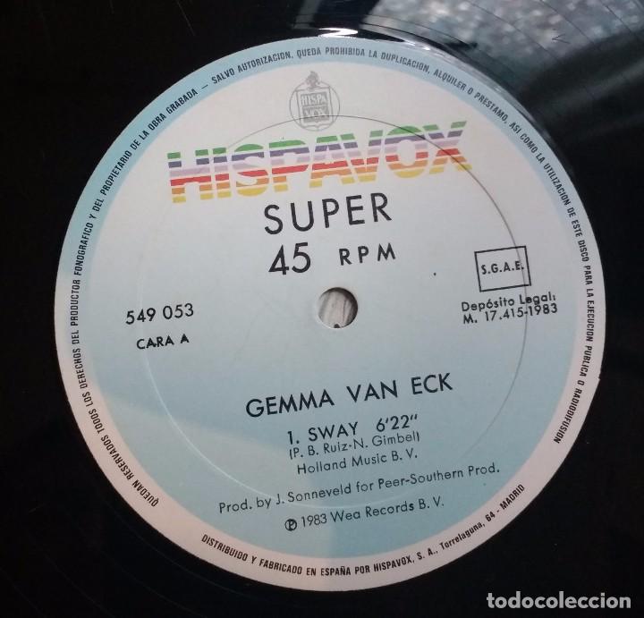 Discos de vinilo: GEMMA VAN ECK - SWAY / LOVE IS THE MAGIC WORD - Foto 3