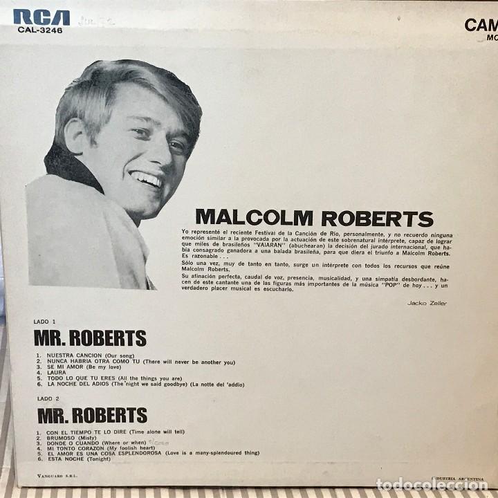 Discos de vinilo: LP argentino de Malcolm Roberts a&ntilde;o 1968 - Foto 2