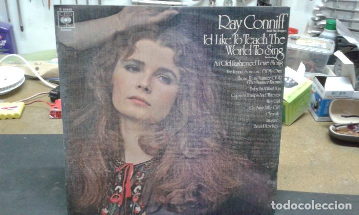 Discos de vinilo: RAY CONNIFF I&acute;D LIKE TO TEACH THE WORLD TO SING - Foto 1
