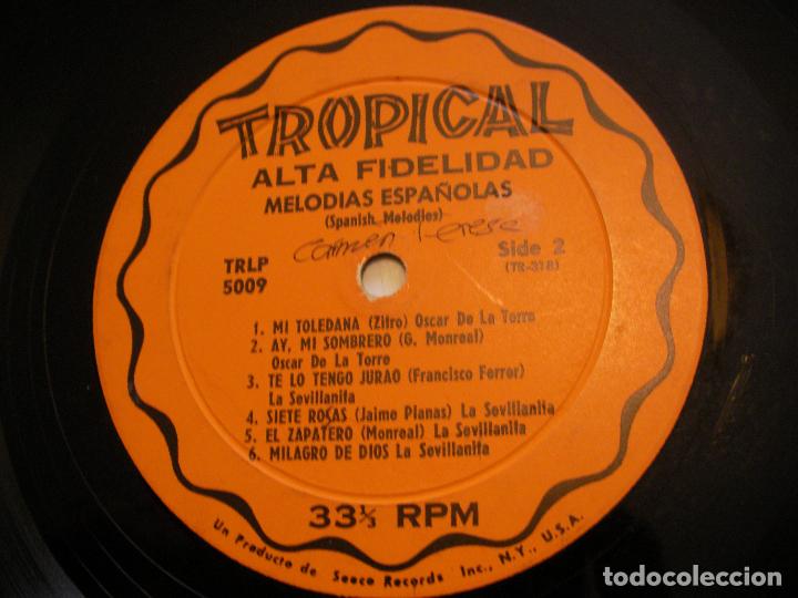 Discos de vinilo: ANTIGUO DISCO LP - TROPICAL - MELODIAS ESPA&Ntilde;OLAS - Foto 3