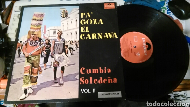 Disques de vinyle: Cumbia solede&ntilde;a vol.ii lp pa' goza el carnava.colombia