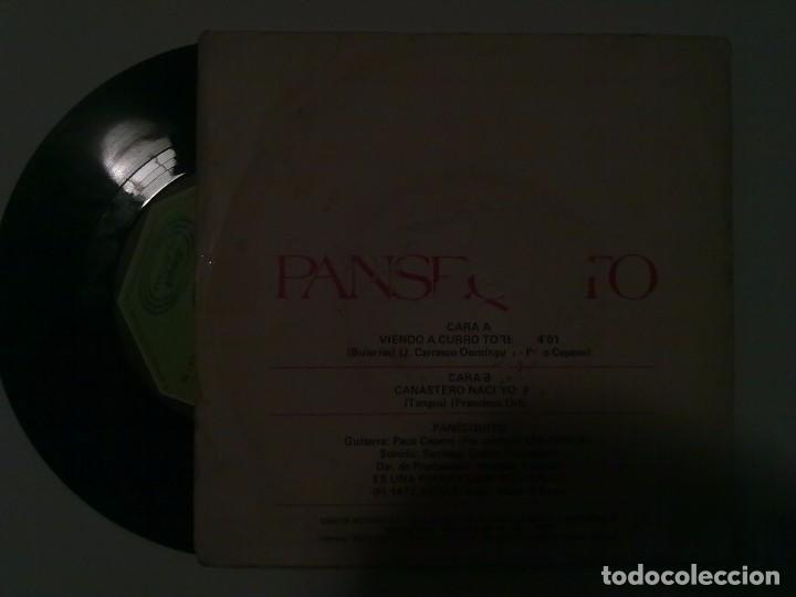 Discos de vinilo: PANSEQUITO - VIENDO A CURRO TOREAR - Foto 2