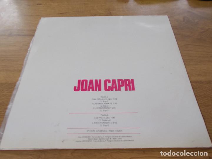 Discos de vinilo: JOAN CAPRI. COM ESTA LA PLACA - Foto 2