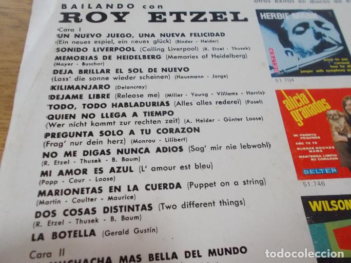 Discos de vinilo: bailando con roy etzel - Foto 3