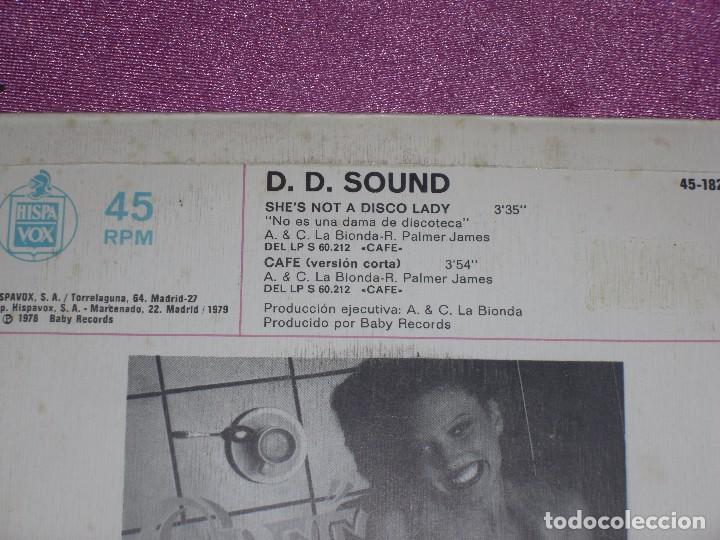 Discos de vinilo: SHE&acute;S NOT A DISCO LADY / CAFE 1979 - Foto 3