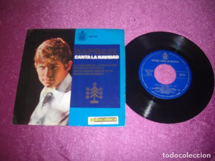Discos de vinilo: RAPHAEL - CANTA LA NAVIDAD - EP HISPAVOX 1965 - Foto 1