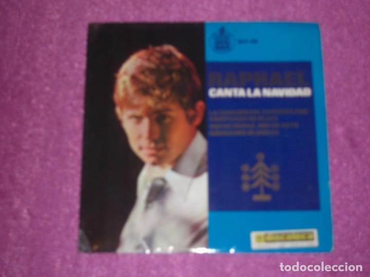 Discos de vinilo: RAPHAEL - CANTA LA NAVIDAD - EP HISPAVOX 1965 - Foto 2