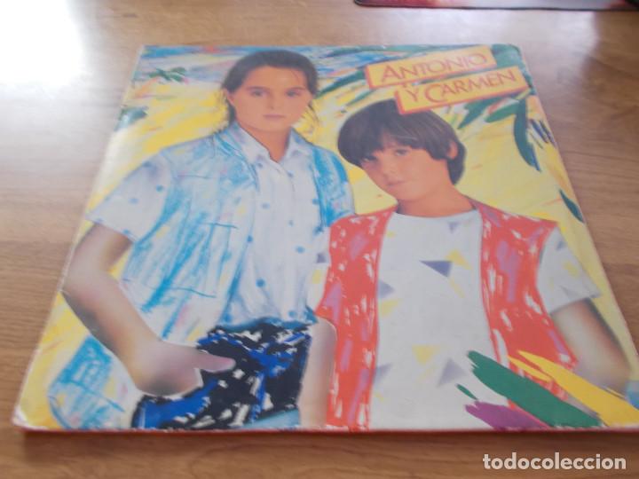 Discos de vinilo: ANTONIO Y CARMEN. SOPA DE AMOR. - Foto 1