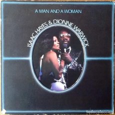 Discos de vinilo: ISAAC HAYES & DIONNE WARWICK : A MAN AND A WOMAN [ABC - USA 1977] LPX2/GAT. Lote 105827511