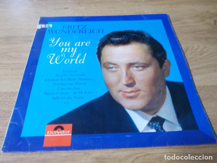 Discos de vinilo: FRITZ WUNDERLICH. YOU ARE MY WORLD - Foto 1