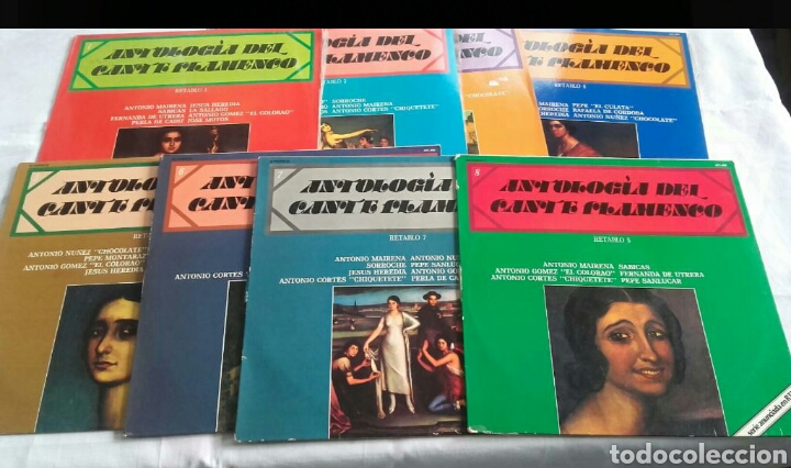 Discos de vinilo: Antolog&iacute;a del cante flamenco