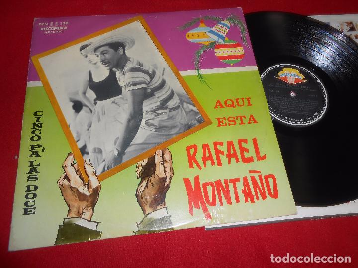Discos de vinilo: AQUI ESTA RAFAEL MONTA&Ntilde;O Y SU CONJUNTO CINCO PA' LAS DOCE LP DISCOMODA VENEZUELA
