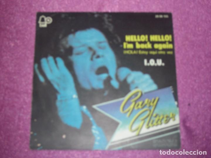 Discos de vinilo: GARY GLITTER - HELLO HELLO I&acute;M BACK AGAIN - SINGLE 1973 - Foto 7