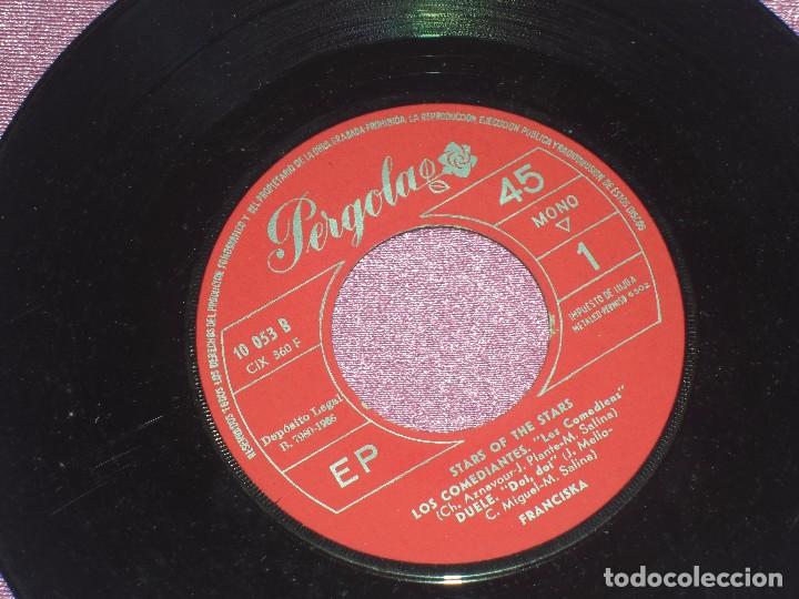 Discos de vinilo: FRANCISKA LOS COMEDIANTES DUELE /T&Uacute; NO TIENES CORAZ&Oacute;N - Foto 5