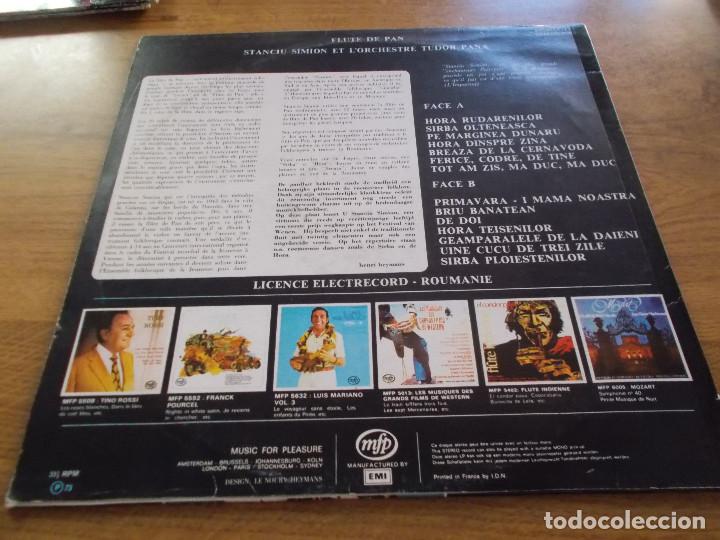 Discos de vinilo: FLUTE DE PAN. SIMION STANCIU. - Foto 2