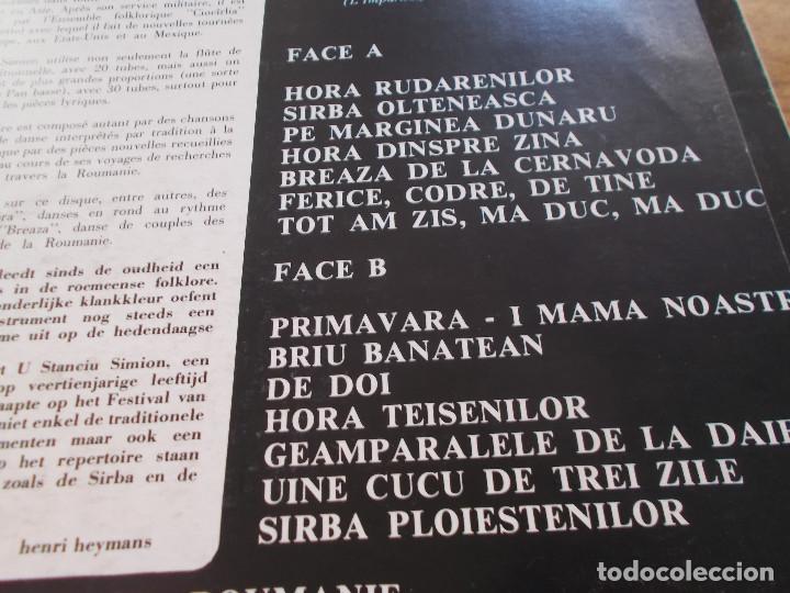 Discos de vinilo: FLUTE DE PAN. SIMION STANCIU. - Foto 3