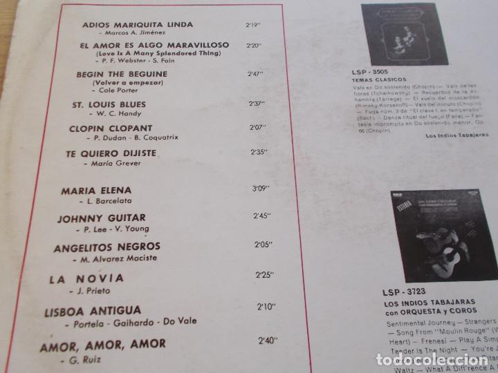 Discos de vinilo: LOS INDIOS TABAJARAS. - Foto 3