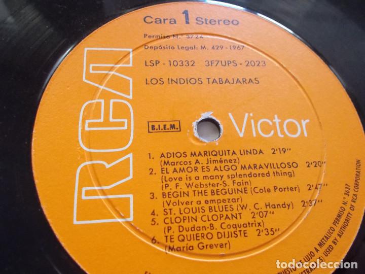 Discos de vinilo: LOS INDIOS TABAJARAS. - Foto 4
