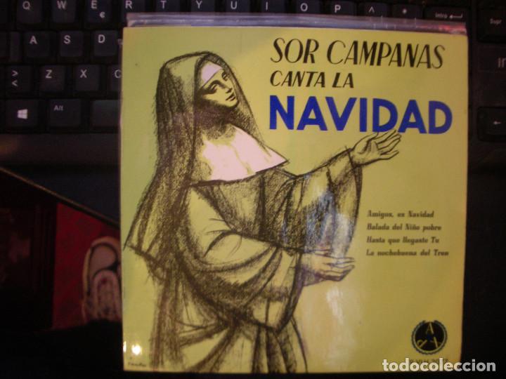 Discos de vinilo: SOR CAMPANAS CANTA LA NAVIDAD - Foto 1