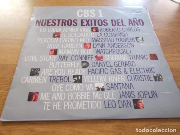 Discos de vinilo: NUESTROS EXITOS DEL A&Ntilde;O  CBS1 - Foto 1