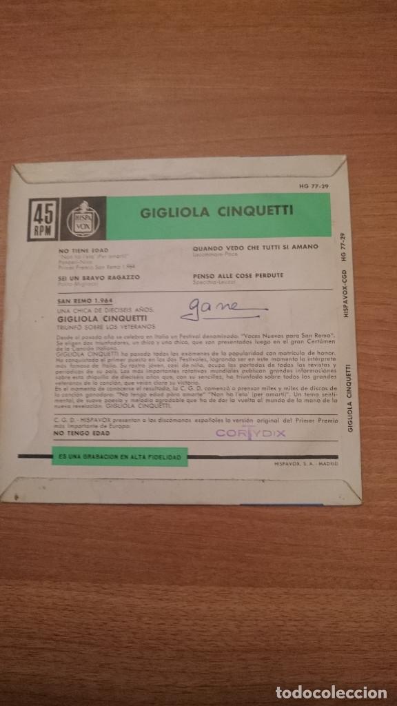 Discos de vinilo: . DISCO CIGLIOLA CINQUETTI - Foto 2