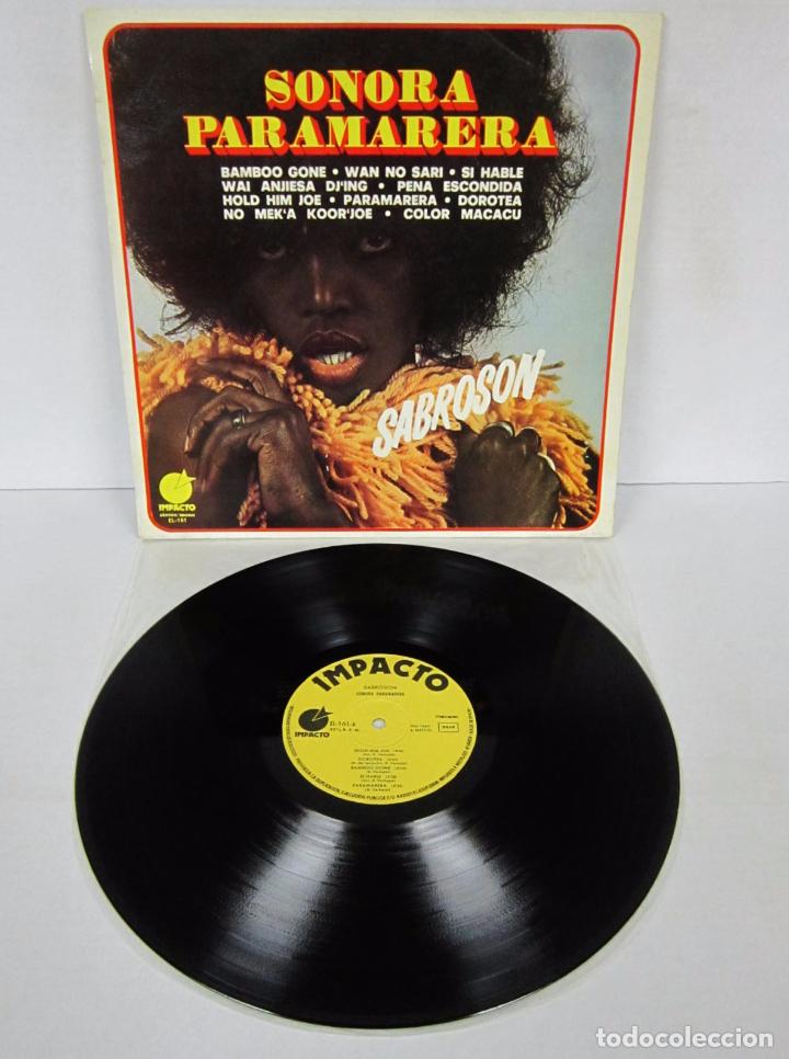Vinyl records: SONORA PARAMERERA - SABROSON - LP - IMPACTO 1975 LATIN SALSA VINILO NUEVO