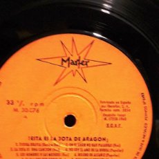 Discos de vinilo: ESTA ES LA JOTA DE ARAGON - MARTER . 1975. Lote 106015571