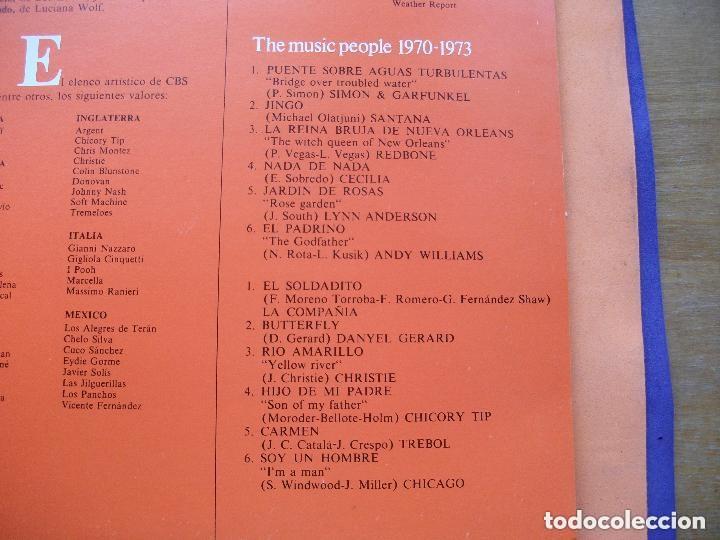 Discos de vinilo: VARIOS ARTISTAS - THE MUSIC PEOPLE 1970-1973 - Foto 4 - 106018951