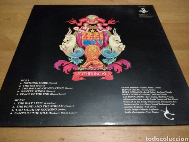 Discos de vinilo: Fotheringay - edici&oacute;n inglesa - - Foto 2